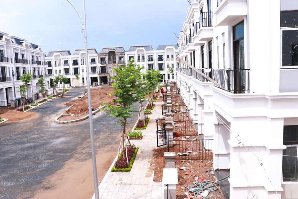 Chủ đầu tư đang gấp rút hoàn thiện mãn hạ tầng