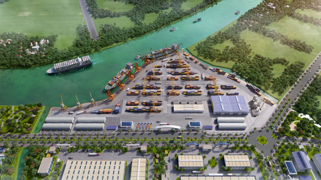 Khu cảng biển dự án KCN Trần Anh Tân Phú